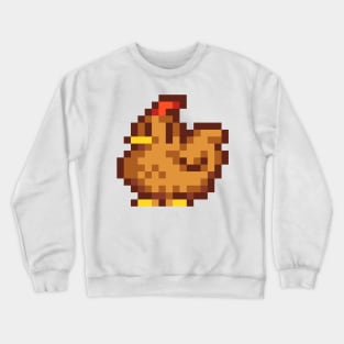 Brown Chicken Crewneck Sweatshirt